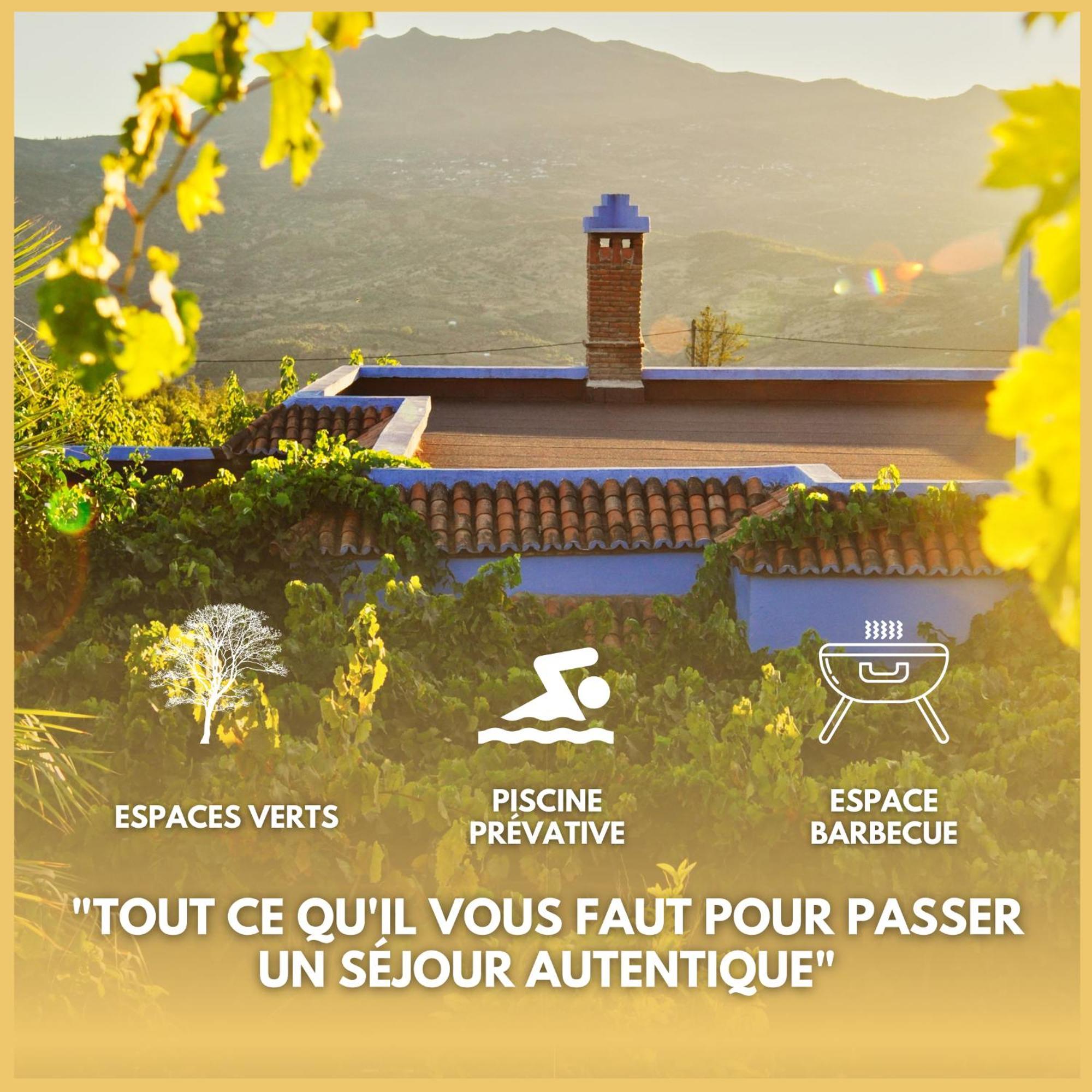 Villa Authentique Avec Vue Panoramique A 3 Km De شفشاون المظهر الخارجي الصورة